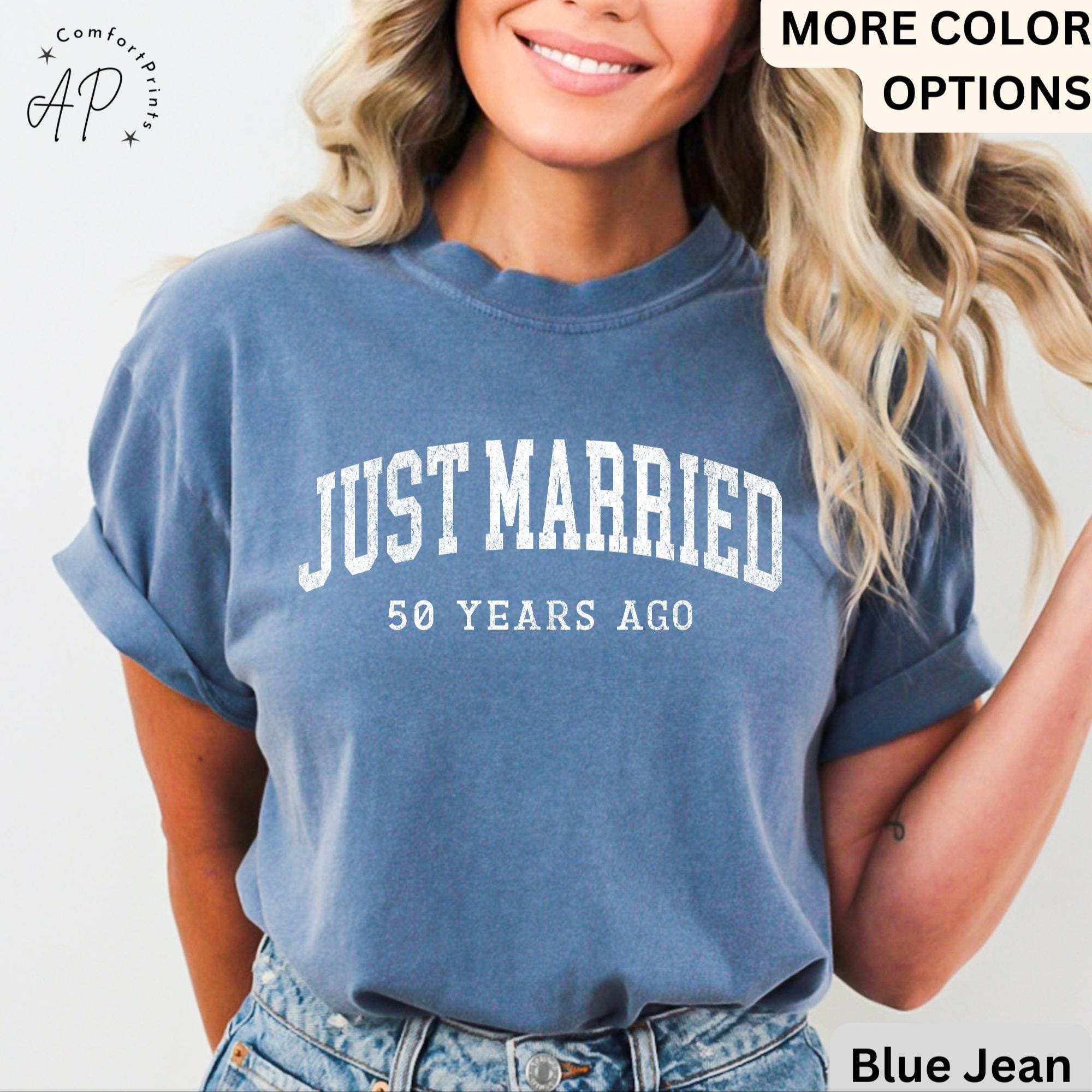 Personalized Anniversary Comfort Colors Shirt: Custom Wedding Date T-Shirt