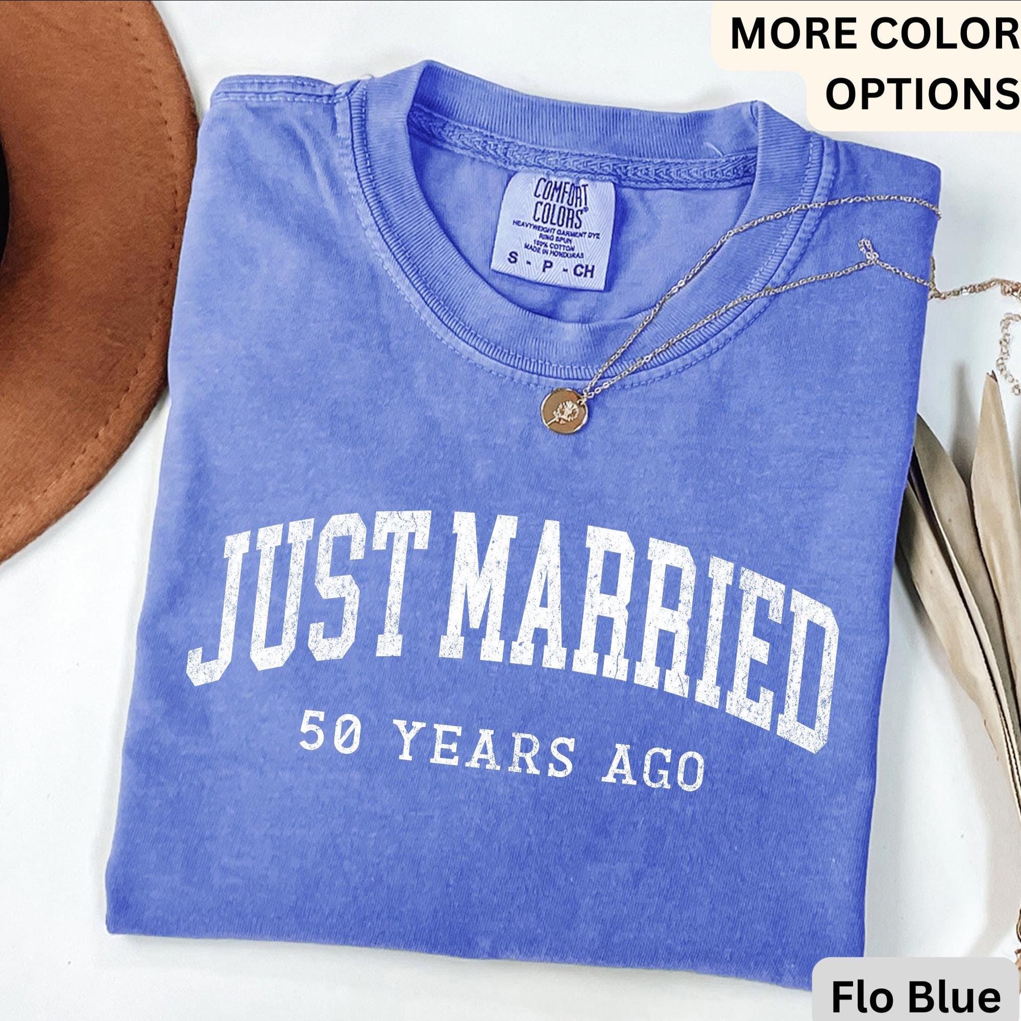 Personalized Anniversary Comfort Colors Shirt: Custom Wedding Date T-Shirt