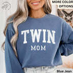 Twin Mom Comfort Colors Sweatshirt, Mama of Twins Gift