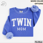 Twin Mom Comfort Colors Sweatshirt, Mama of Twins Gift