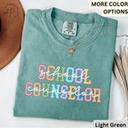 School Counselor Comfort Colors Shirt: Mental Health Tee, Guidance Counselor Gift