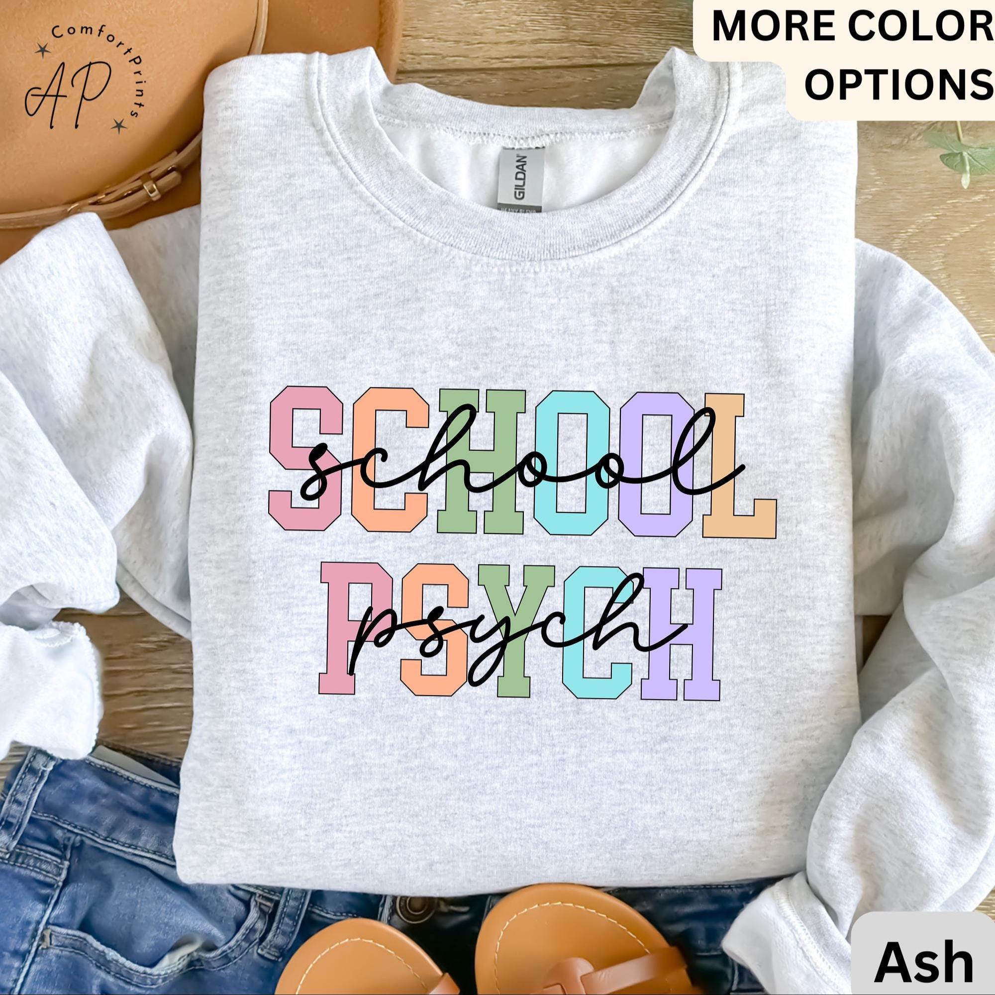 Comfort Colors School Psychologist Sweatshirt: Back to School Gift