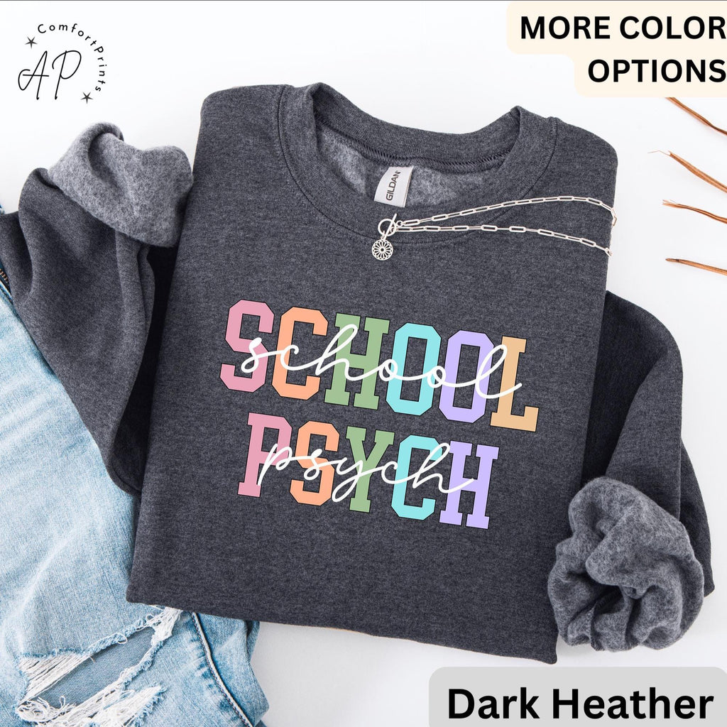 Comfort Colors School Psychologist Sweatshirt: Back to School Gift