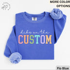 Personalized Comfort Colors Sweatshirt: Funny Wife Dibs Sweater