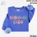 Resource Crew Comfort Colors® Sweatshirt, Resource Teacher Sweater, Back To School, Gift for Special Education Teacher