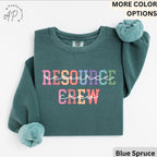 Resource Crew Comfort Colors® Sweatshirt, Resource Teacher Sweater, Back To School, Gift for Special Education Teacher