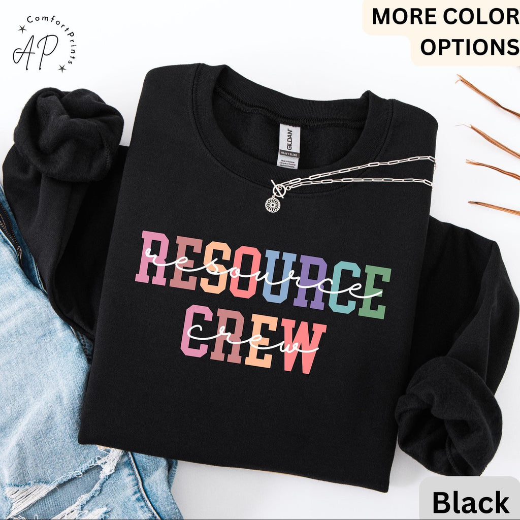 Resource Crew Comfort Colors® Sweatshirt, Resource Teacher Sweater, Back To School, Gift for Special Education Teacher