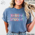 Nursing Student Comfort Colors® Shirt, Future Nurse T-Shirt, Nurse Life Tee, Gift for New Nurse, I Can't I'm in Nursing School