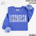 Personalized Librarian Comfort Colors Sweatshirt: Back To School Gift