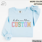 Personalized Comfort Colors Sweatshirt: Funny Wife Dibs Sweater