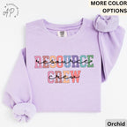 Resource Crew Comfort Colors® Sweatshirt, Resource Teacher Sweater, Back To School, Gift for Special Education Teacher