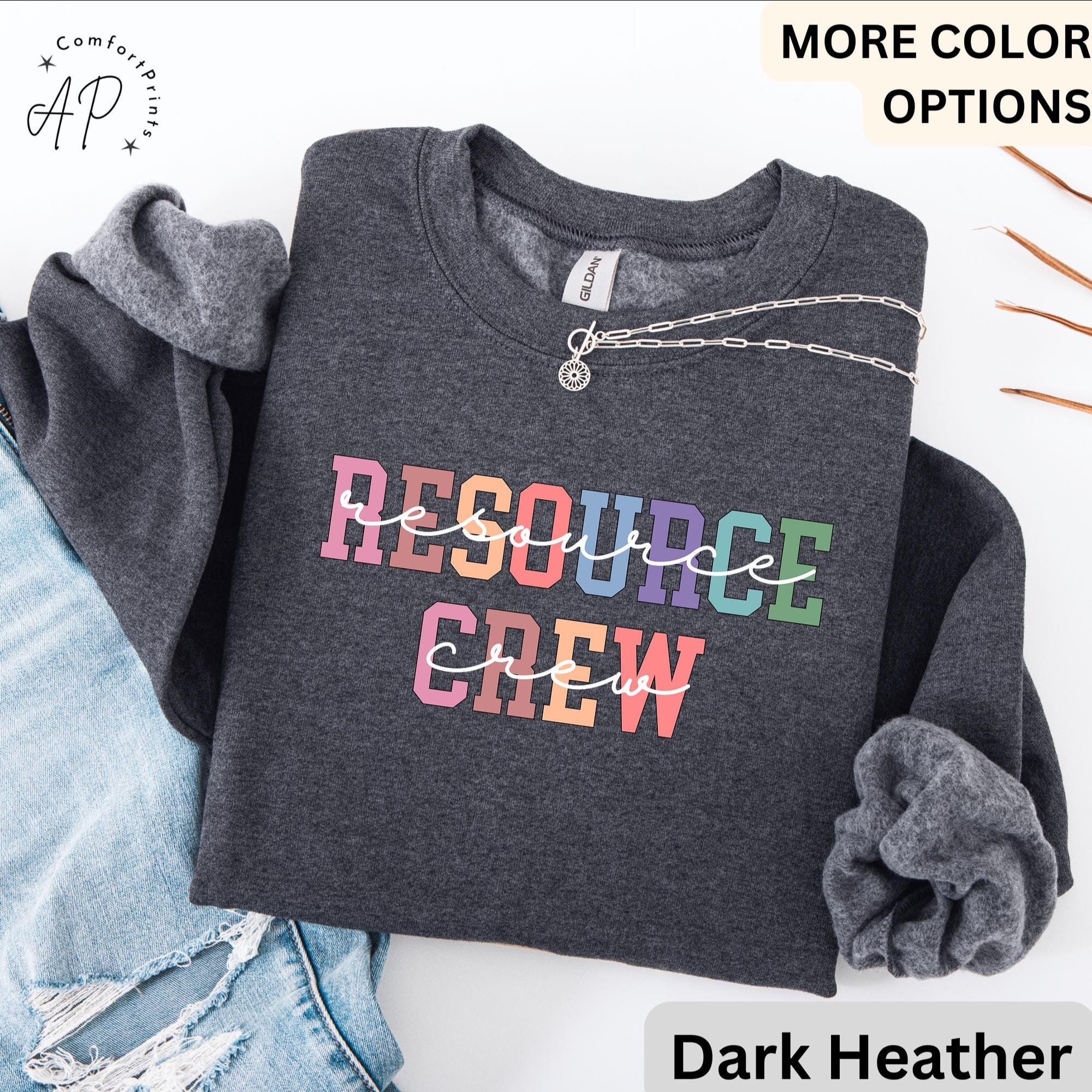 Resource Crew Comfort Colors® Sweatshirt, Resource Teacher Sweater, Back To School, Gift for Special Education Teacher