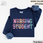 Nursing Student Comfort Colors® Sweatshirt, Future Nurse Sweater, Nurse Life, Gift for New Nurse, I Can't I'm in Nursing School