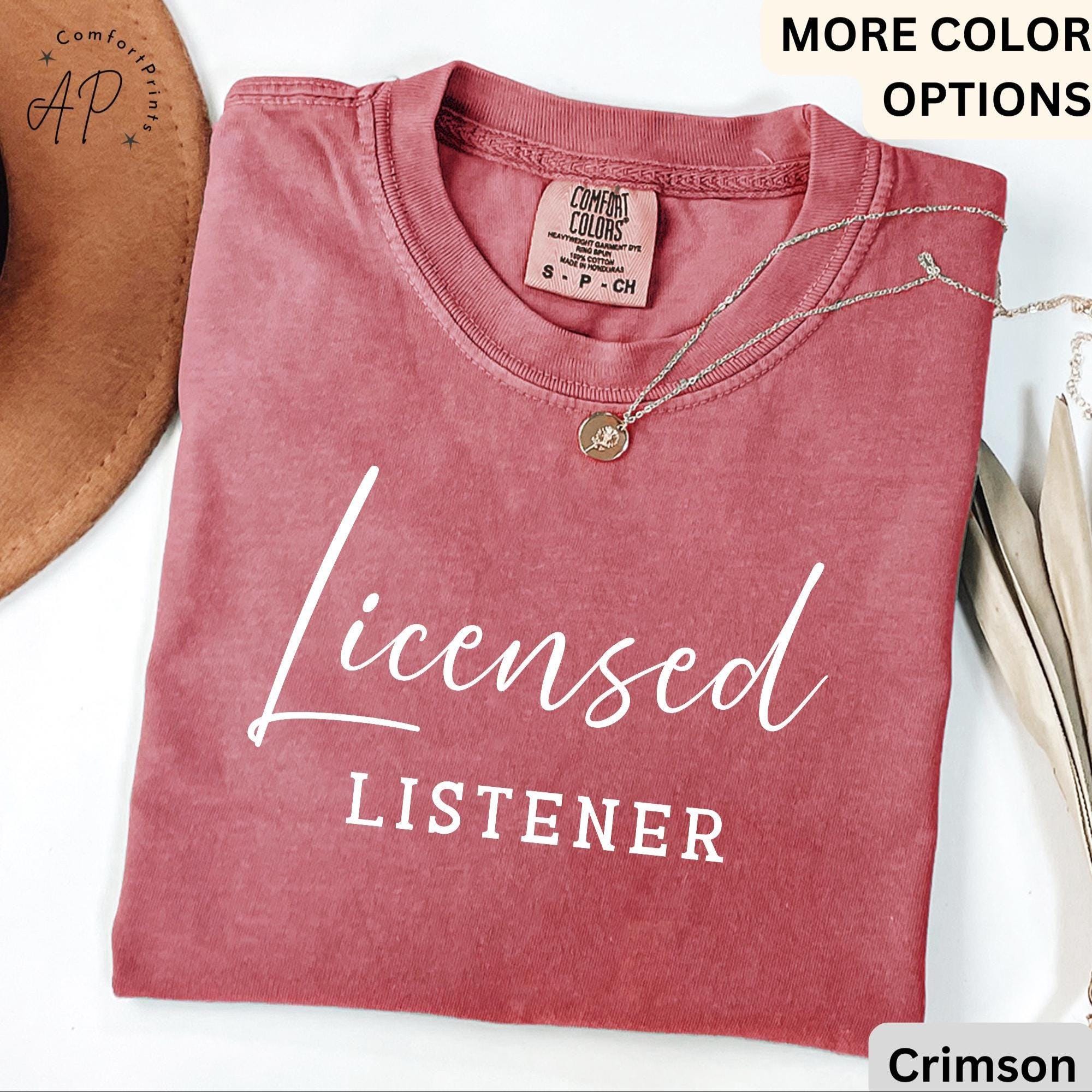 Mental Health Comfort Colors® Shirt, School Counselor T-Shirt, Licensed Listener Tee, Gift for New Counselor