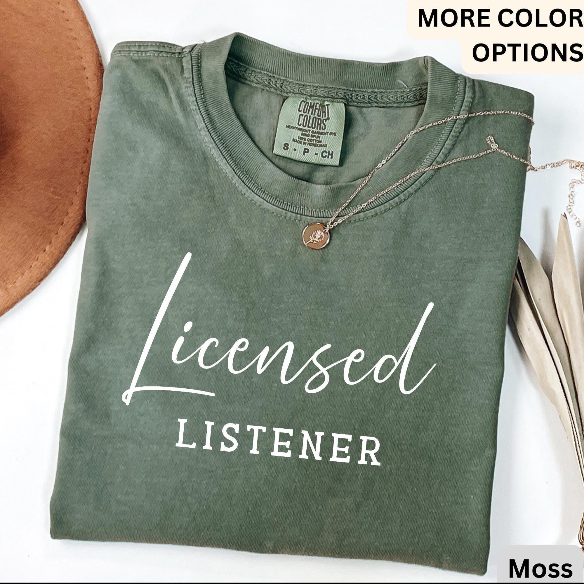 Mental Health Comfort Colors® Shirt, School Counselor T-Shirt, Licensed Listener Tee, Gift for New Counselor
