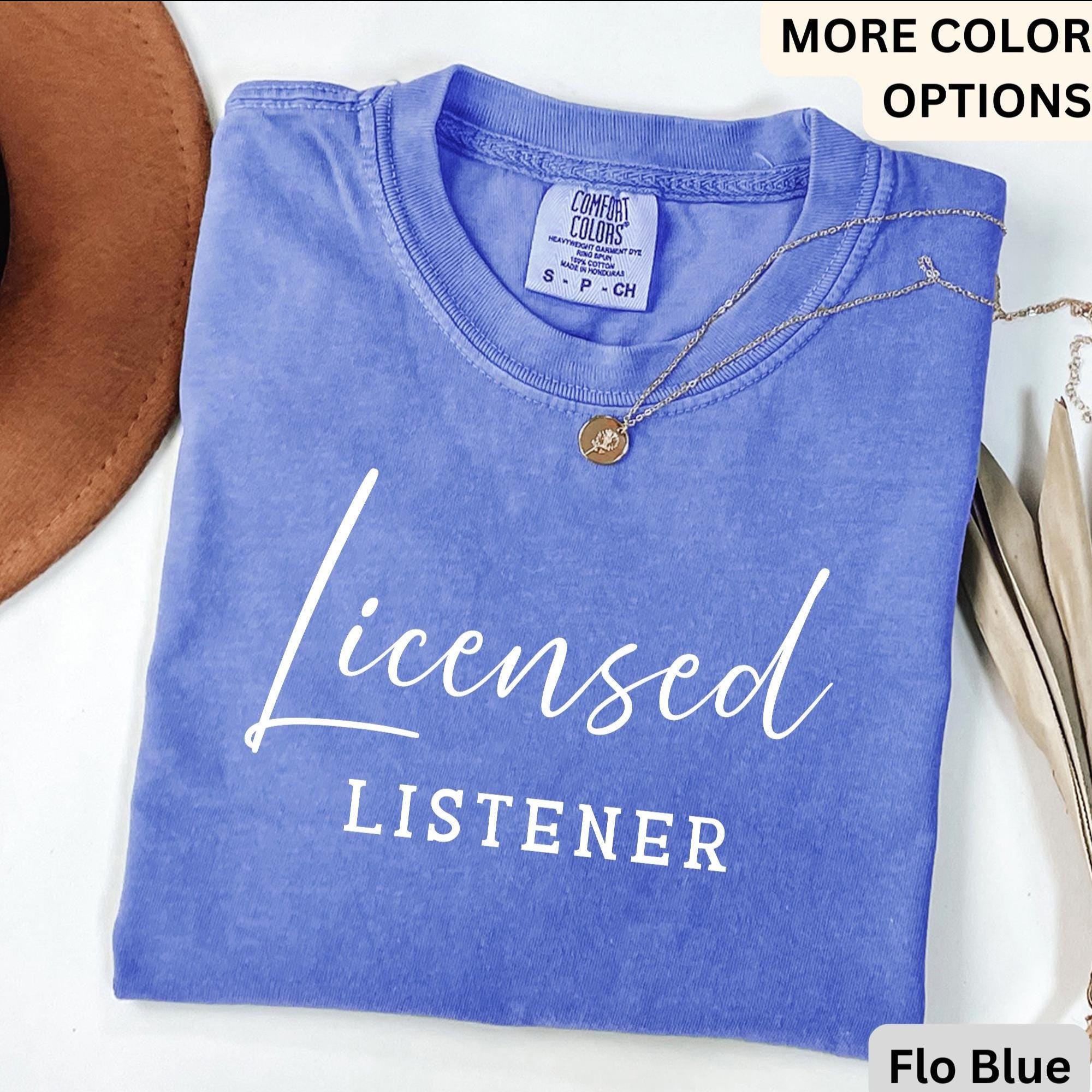 Mental Health Comfort Colors® Shirt, School Counselor T-Shirt, Licensed Listener Tee, Gift for New Counselor