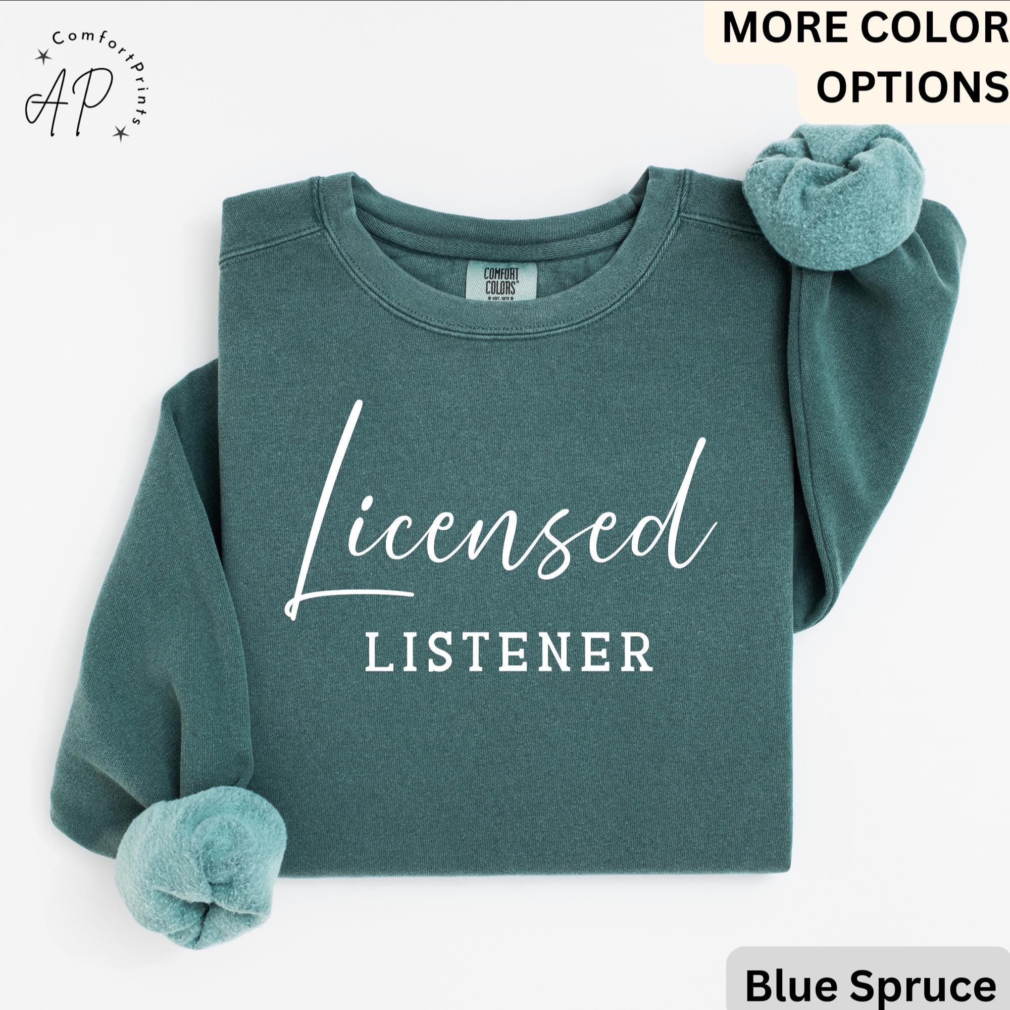 Mental Health Comfort Colors® Sweatshirt, School Counselor Sweater, Licensed Listener, Gift for New Counselor