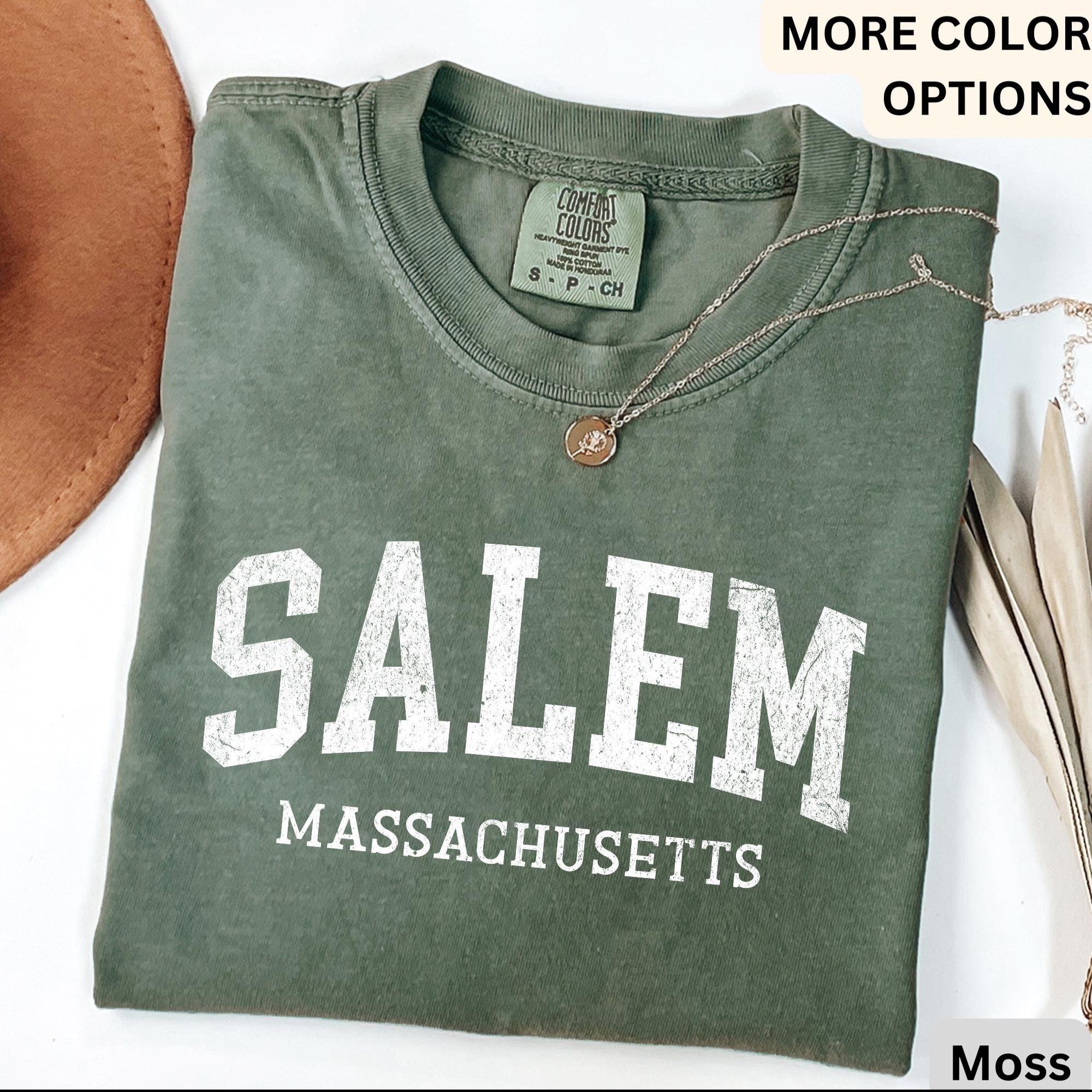 Comfort Colors Salem Massachusetts T-Shirt: Halloween Tee