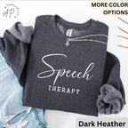 Speech Therapy Comfort Colors® Sweatshirt, Speech Language Pathologist Sweater, Gift for SLP