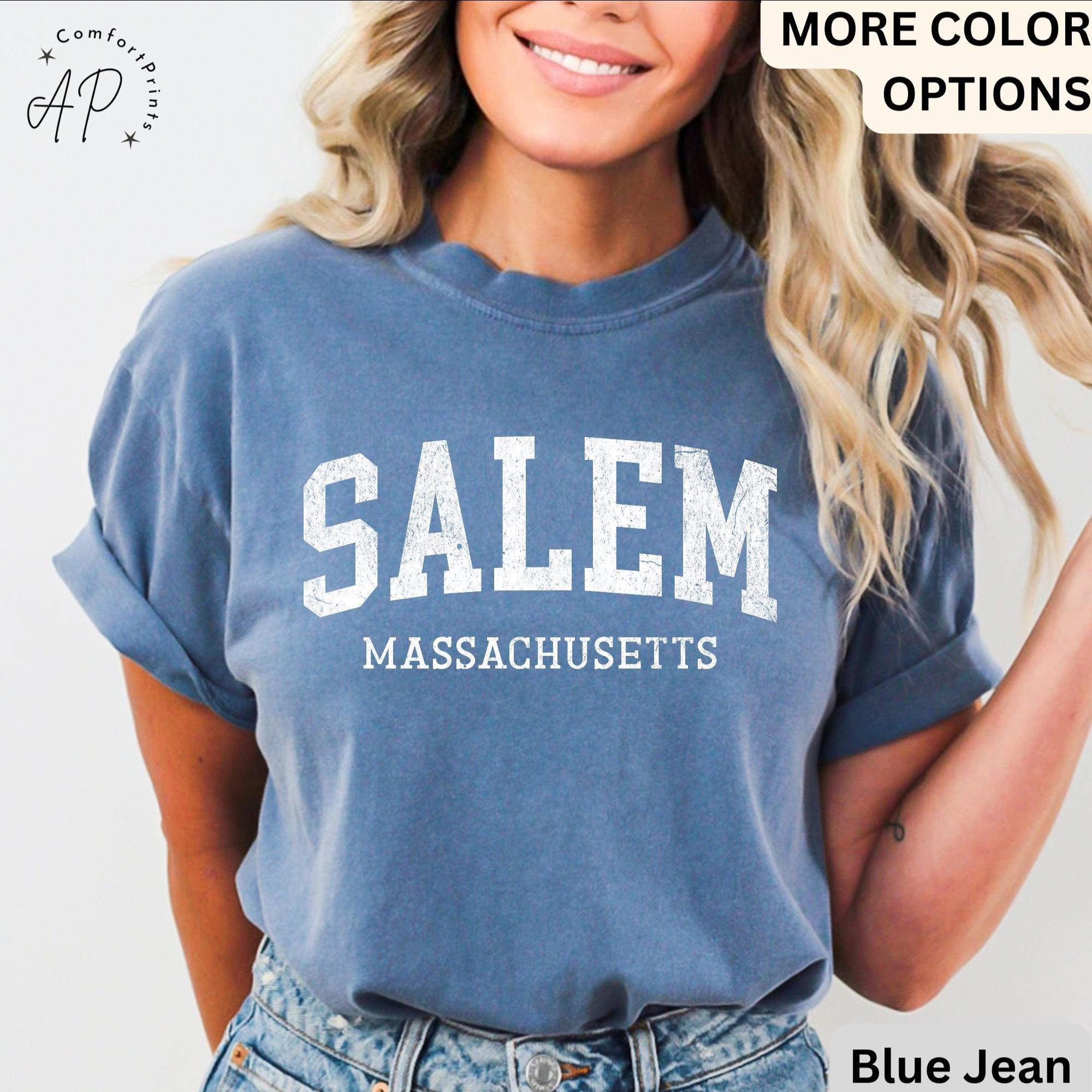 Comfort Colors Salem Massachusetts T-Shirt: Halloween Tee