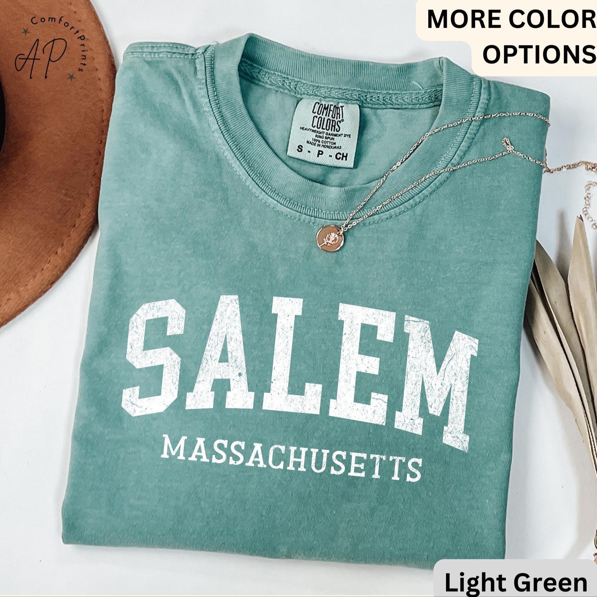 Comfort Colors Salem Massachusetts T-Shirt: Halloween Tee