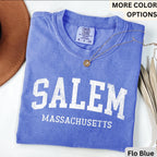 Comfort Colors Salem Massachusetts T-Shirt: Halloween Tee