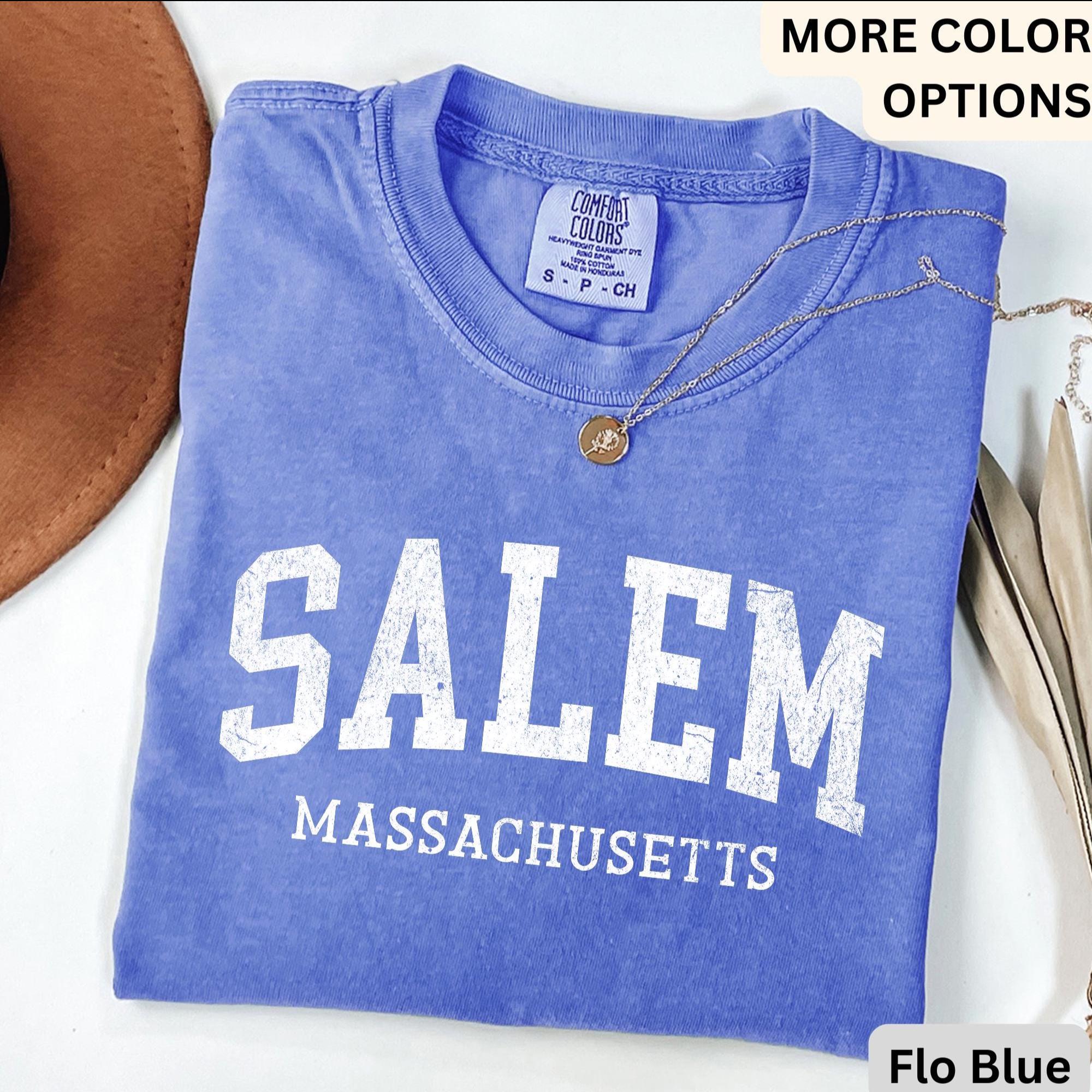 Comfort Colors Salem Massachusetts T-Shirt: Halloween Tee
