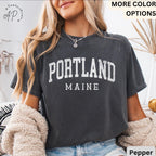 Comfort Colors Portland Maine T-Shirt: Travel Souvenir Tee