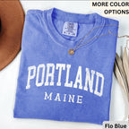Comfort Colors Portland Maine T-Shirt: Travel Souvenir Tee