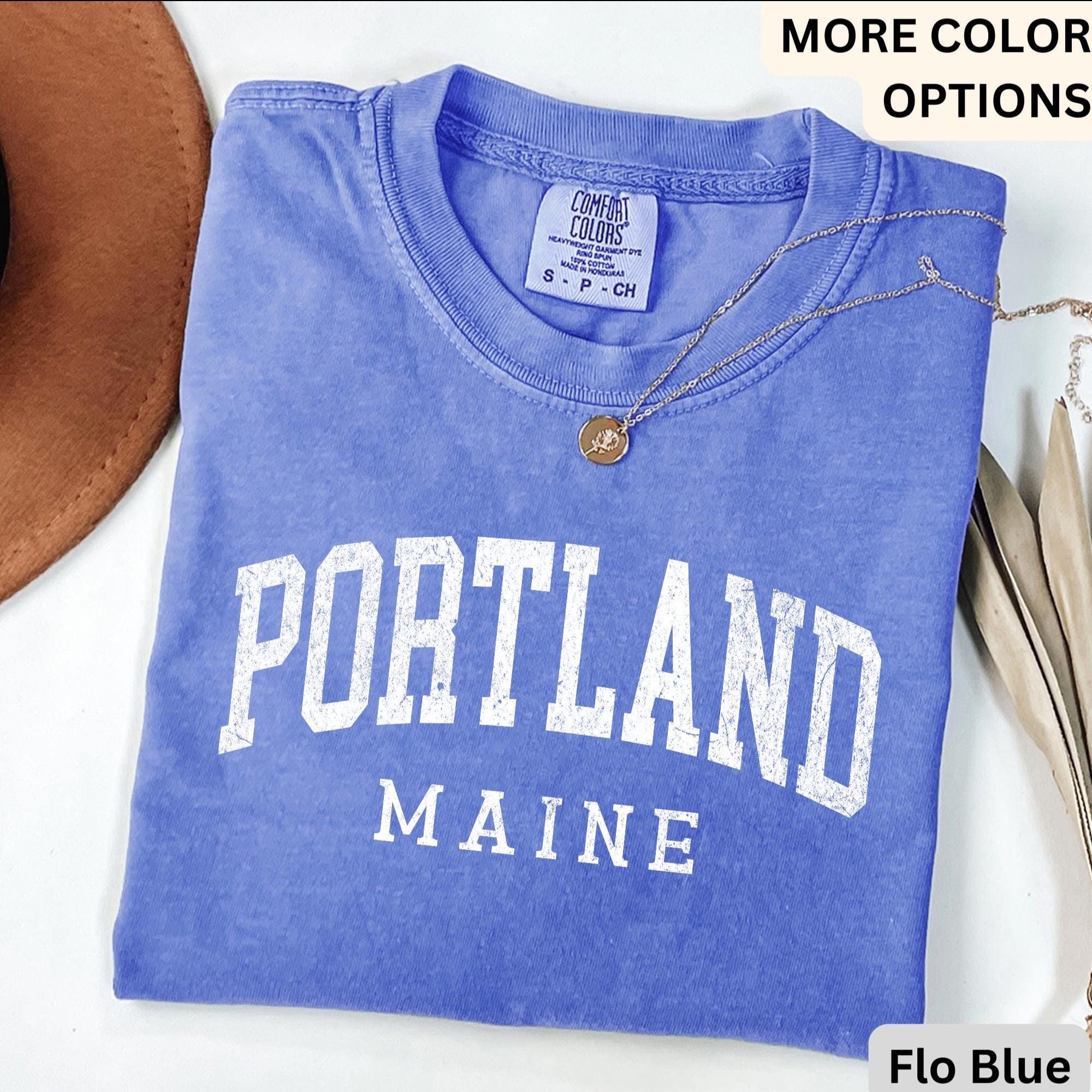 Comfort Colors Portland Maine T-Shirt: Travel Souvenir Tee
