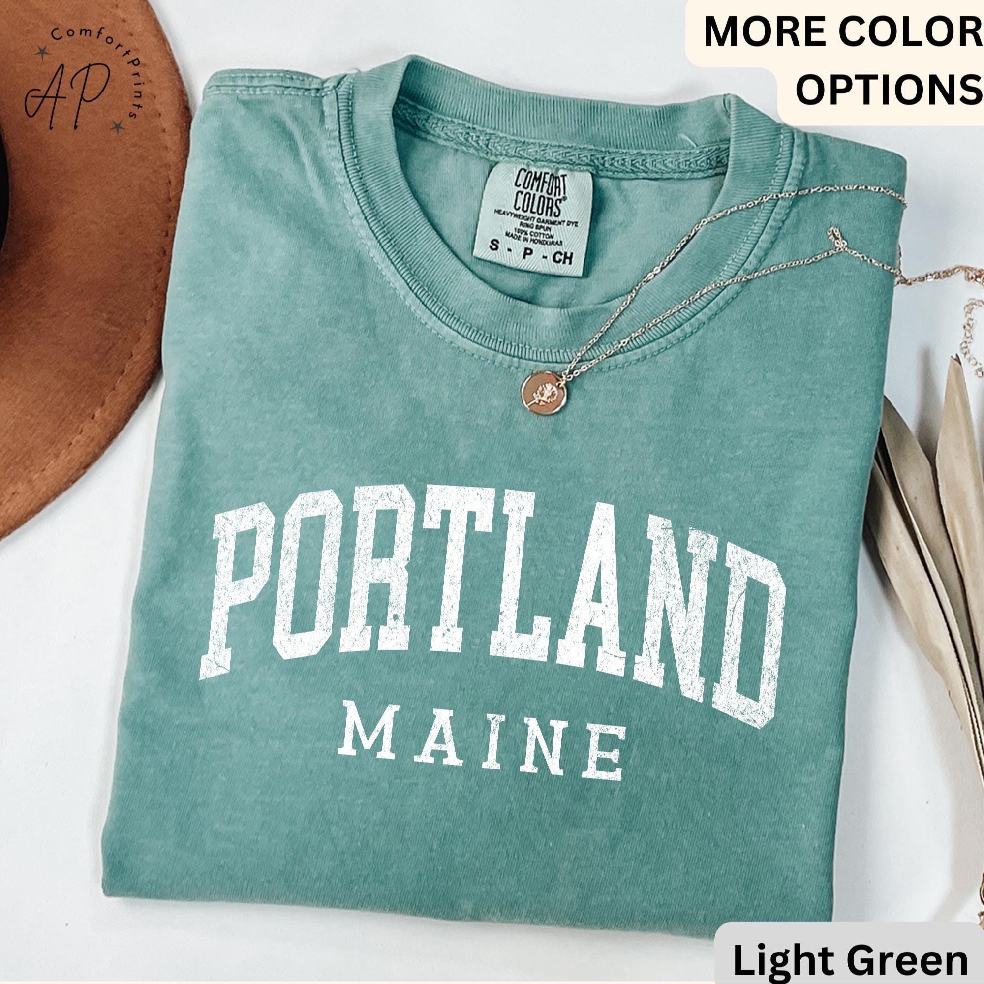 Comfort Colors Portland Maine T-Shirt: Travel Souvenir Tee