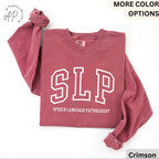 SLP Comfort Colors® Long Sleeve Shirt, Speech Language Pathologist Long-Sleeve Tee