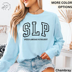 SLP Comfort Colors® Long Sleeve Shirt, Speech Language Pathologist Long-Sleeve Tee