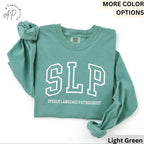 SLP Comfort Colors® Long Sleeve Shirt, Speech Language Pathologist Long-Sleeve Tee