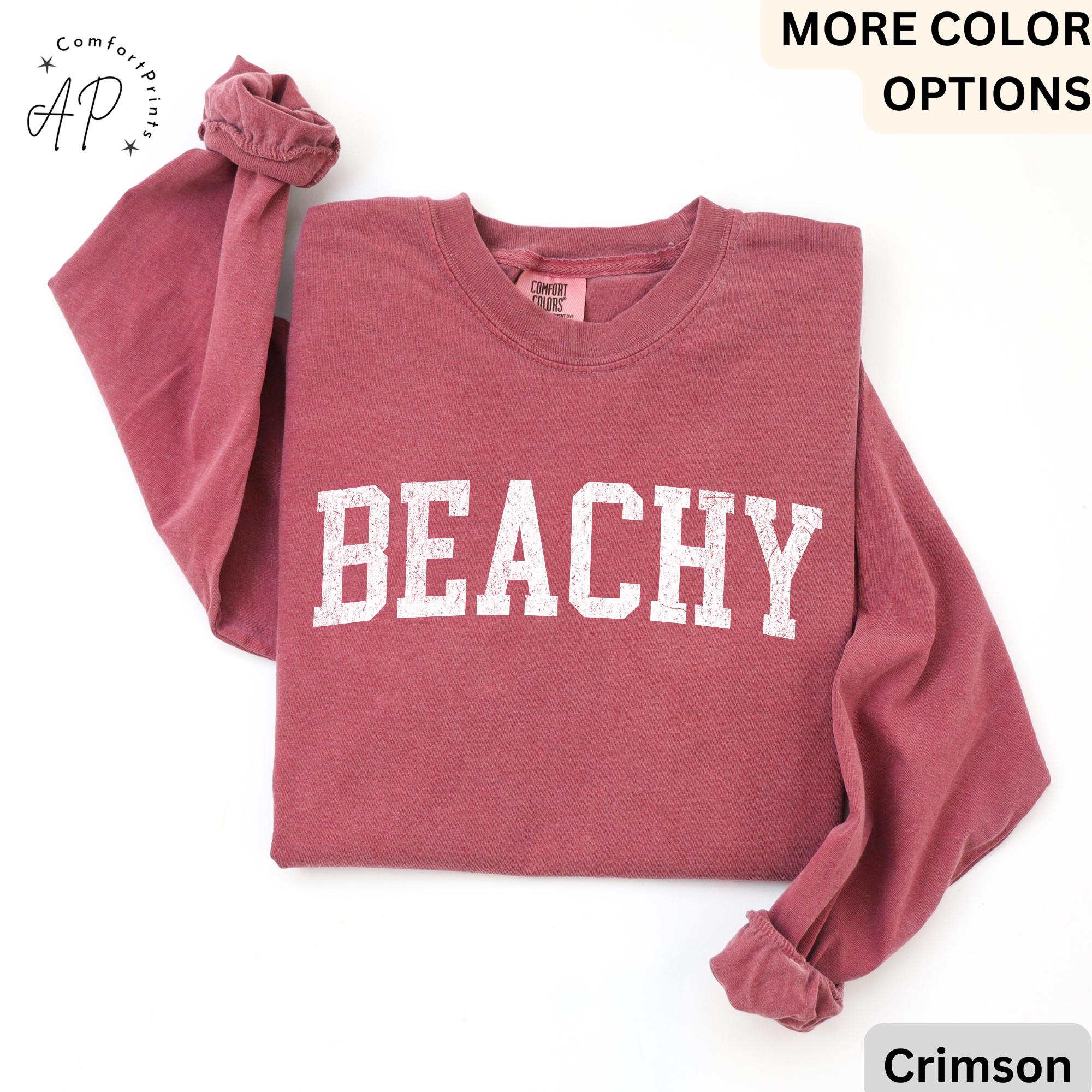 Beachy Comfort Colors® Long Sleeve Shirt, Vacation Therapy Long-Sleeve Tee, Beach Therapy Long Sleeve Shirt