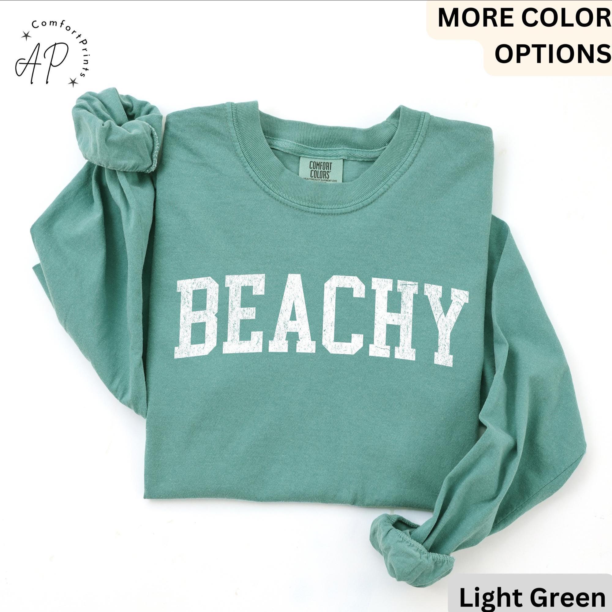 Beachy Comfort Colors® Long Sleeve Shirt, Vacation Therapy Long-Sleeve Tee, Beach Therapy Long Sleeve Shirt