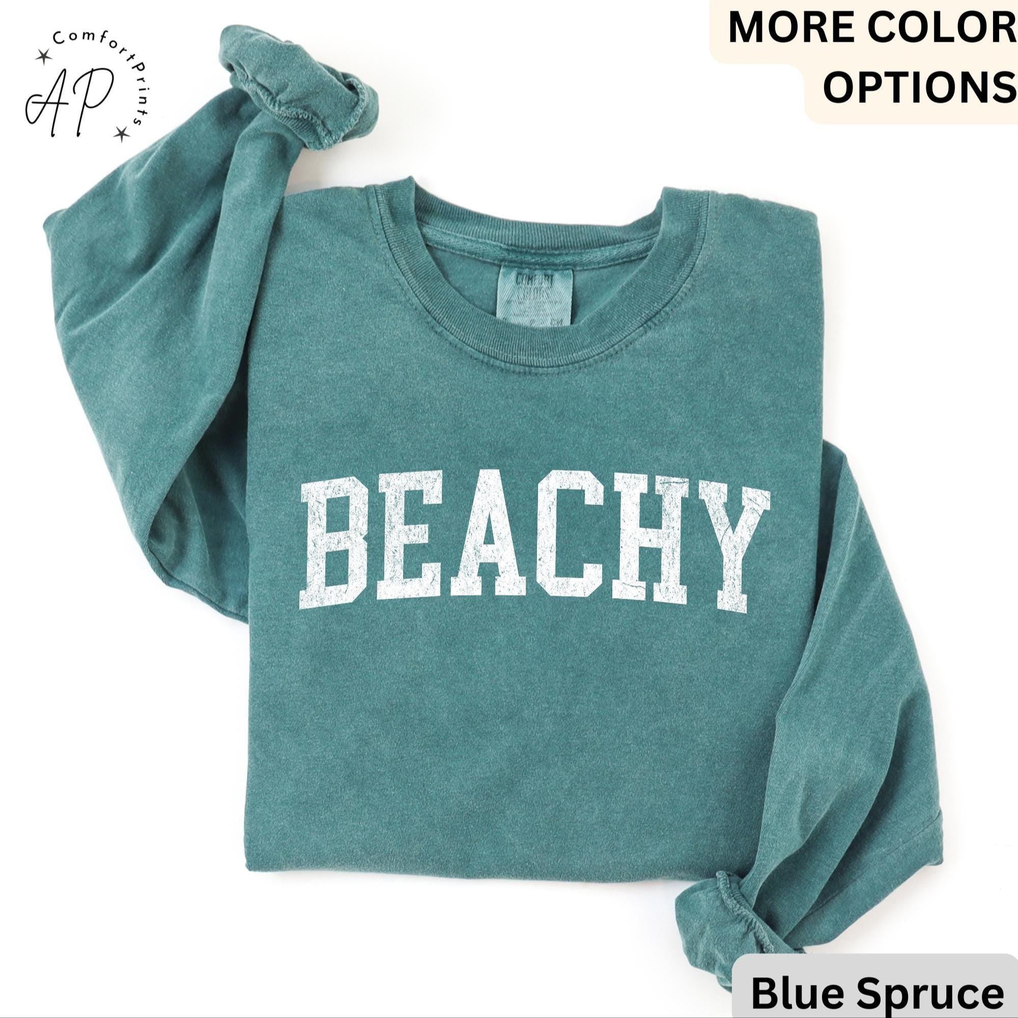 Beachy Comfort Colors® Long Sleeve Shirt, Vacation Therapy Long-Sleeve Tee, Beach Therapy Long Sleeve Shirt