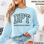 Doctor of Physical Therapy Comfort Colors® Long Sleeve Shirt, DPT Long-Sleeve Tee, Physical Therapist LongSleeve Shirt