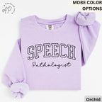 Speech Pathologist Comfort Colors® Sweater, Speech Language Pathologist Sweatshirt, SLP Shirt, Speech Squad T-Shirt, Speech Teacher