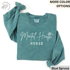 Mental Health Nurse Comfort Colors® Long Sleeve Shirt, Psych Nurse Long-Sleeve Shirt, Psychiatric Nurse, Gift for NP Nurse