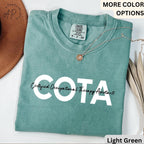 Occupational Therapy Assistant Comfort Colors® T-Shirt, COTA Shirt, Mental Awareness Tee, Gift for Therapist Assistant