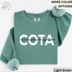 Occupational Therapy Assistant Comfort Colors® Sweatshirt, COTA Sweater, Mental Awareness, Gift for Therapist Assistant