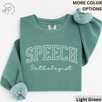 Speech Pathologist Comfort Colors® Sweater, Speech Language Pathologist Sweatshirt, SLP Shirt, Speech Squad T-Shirt, Speech Teacher
