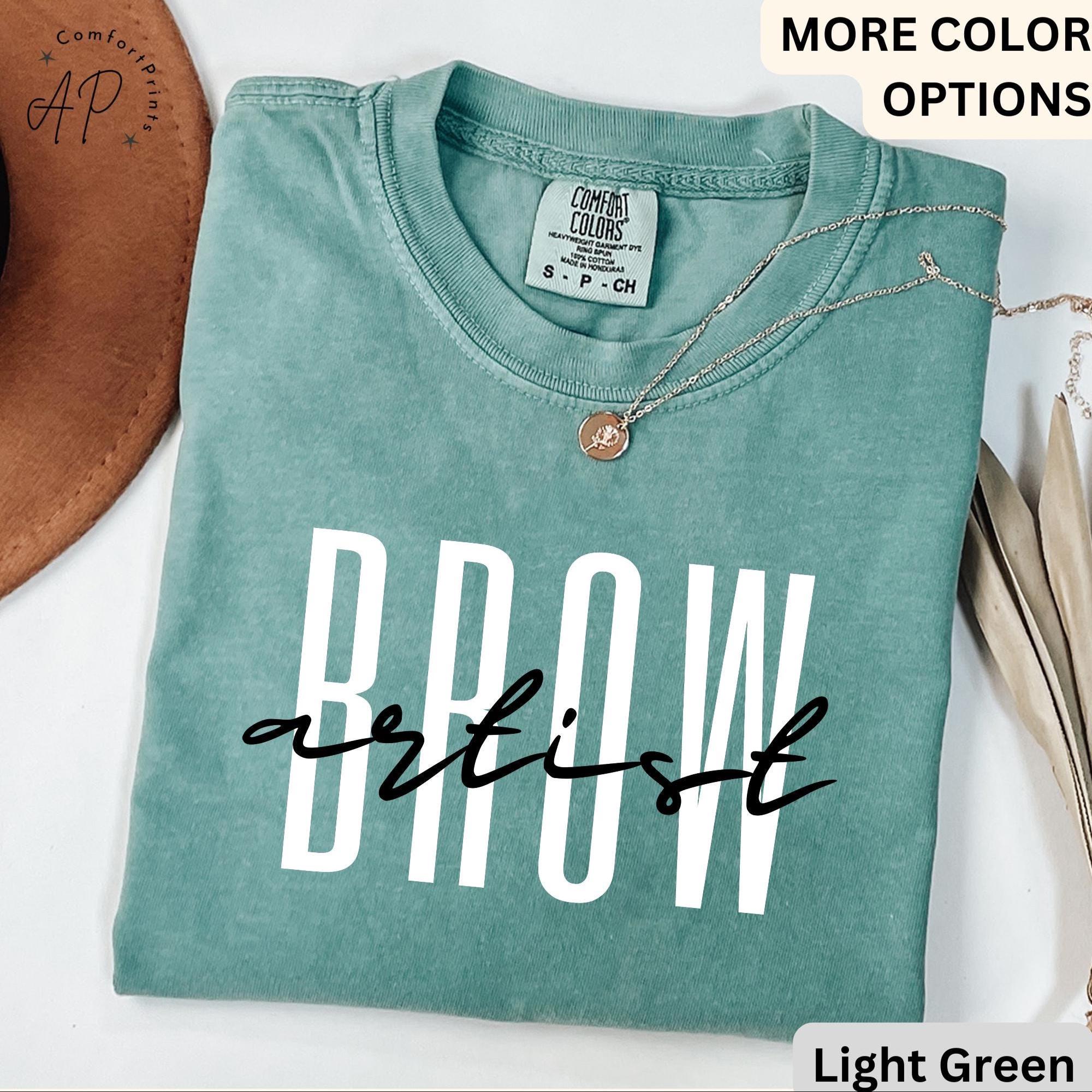 Brow Artist Comfort Colors® T-Shirt, Brow Therapist Esthetician Shirt, Eyelash Extension Tee, Lash Tech Gift, Mascara Lover, Cosmetology