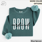 Brow Artist Comfort Colors® Sweatshirt, Brow Therapist Esthetician Sweater, Eyelash Extension, Lash Tech Gift, Mascara Lover, Cosmetology