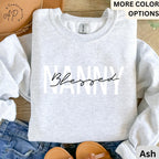 Blessed Nanny Comfort Colors® Sweatshirt, New Nana Sweater, Gift for Grandma, Pregnant Announcement, Grammy