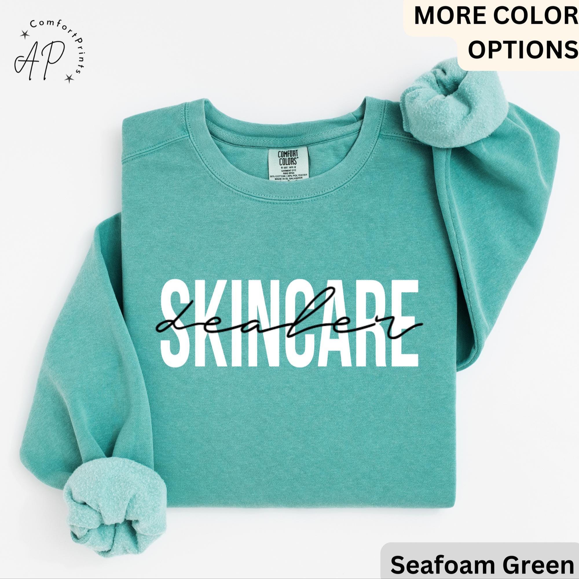 Skincare Dealer Comfort Colors® Sweatshirt, Beauty Skincare Sweater, Cosmetologist, Cosmetology Beautician Esthetician, Makeup Artist