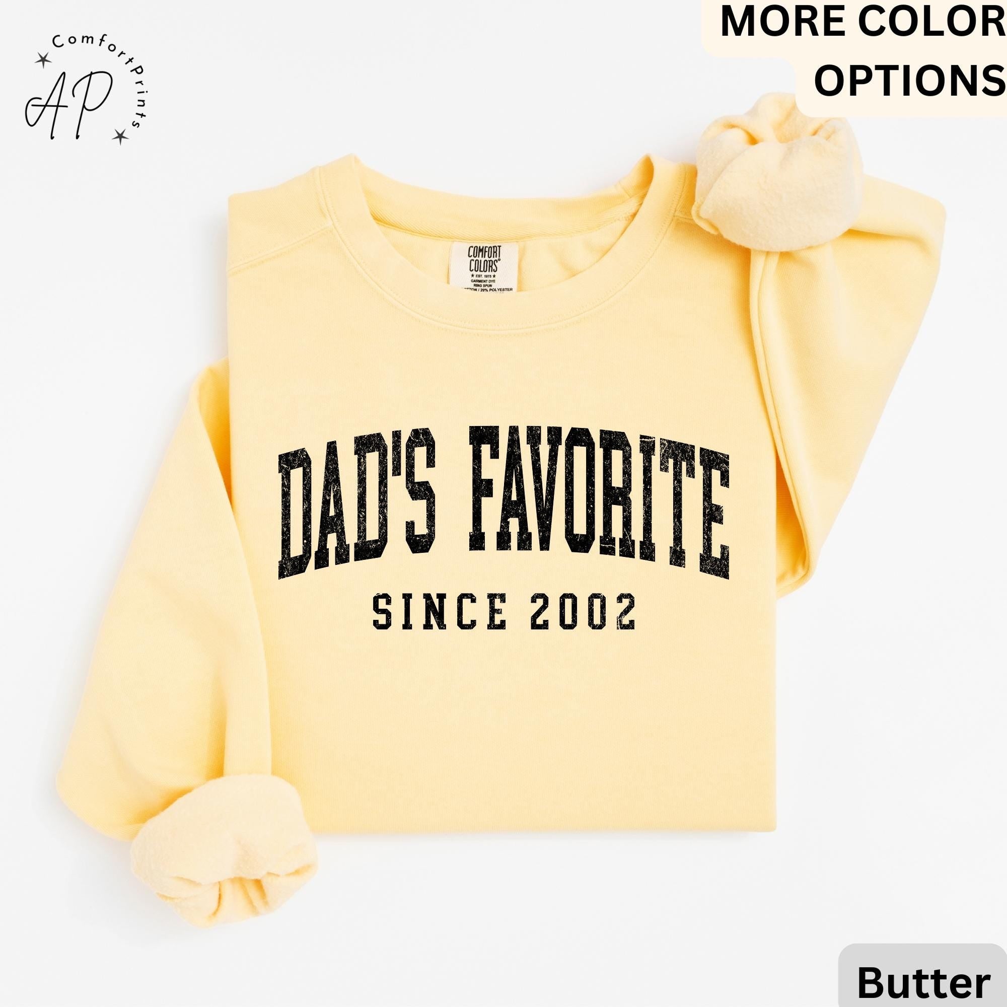 Dad’s Favorite Comfort Colors® Sweatshirt, Daddy’s Favorite Daughter Sweater, Favorite Child, Gift for Funny Sibling Rivalry