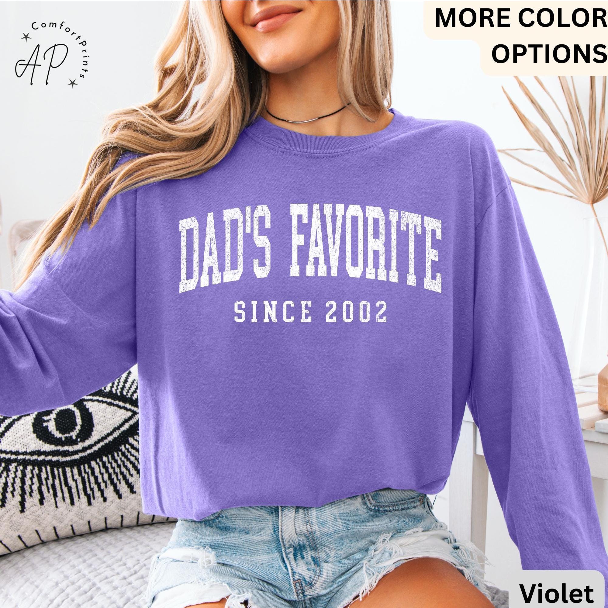 Dad’s Favorite Comfort Colors® Long Sleeve Shirt, Daddy’s Favorite Daughter Long-Sleeve Tee, Favorite Child LongSleeve Shirt