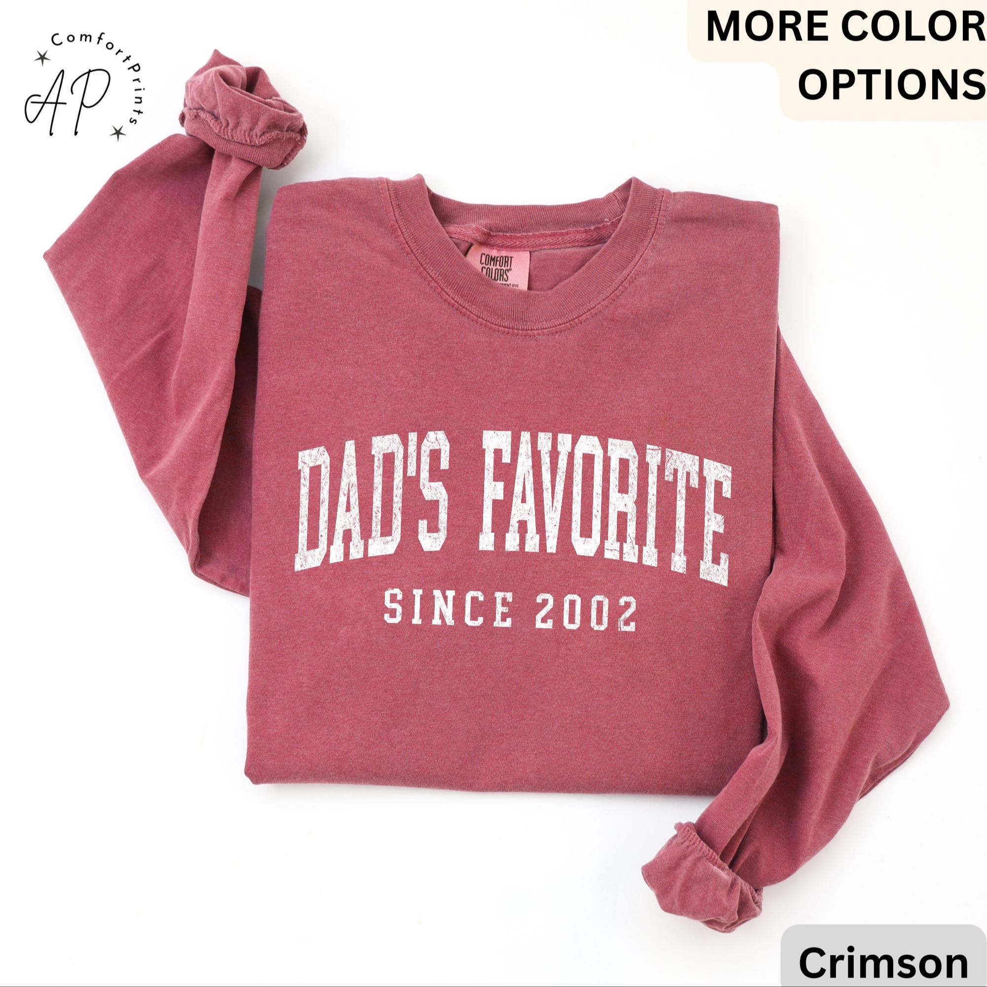 Dad’s Favorite Comfort Colors® Long Sleeve Shirt, Daddy’s Favorite Daughter Long-Sleeve Tee, Favorite Child LongSleeve Shirt